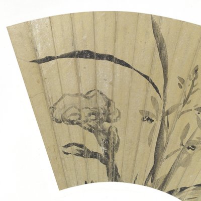 Orchids, Fungus and Rock (detail) by Dong Qichang